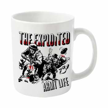 Merch The Exploited: Hrnek Army Life (white)