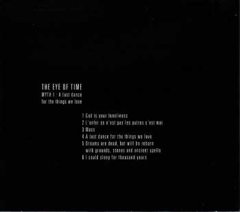 CD The Eye Of Time: Myth I : A Last Dance For The Things We Love