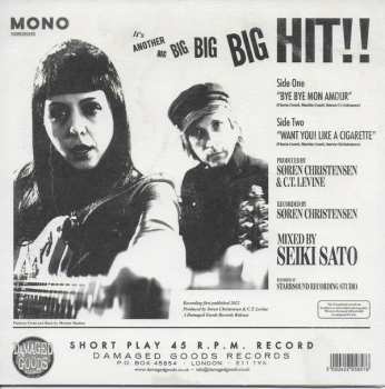 SP The Courettes: Bye Bye Mon Amour / Want You! Like A Cigarette CLR | LTD