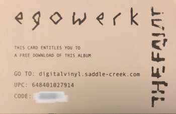 LP The Faint: Egowerk