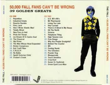 2CD The Fall: 50,000 Fall Fans Can't Be Wrong - 39 Golden Greats