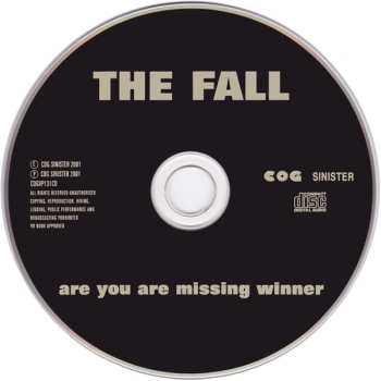 CD The Fall: Are You Are Missing Winner