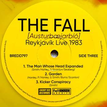 2LP The Fall: [Austurbæjarbíó] - Reykjavík Live 1983 CLR