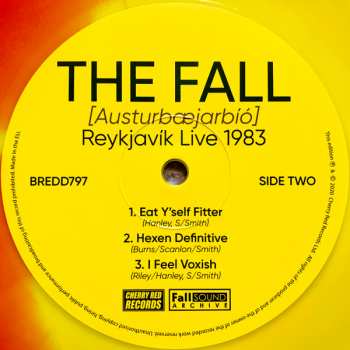 2LP The Fall: [Austurbæjarbíó] - Reykjavík Live 1983 CLR