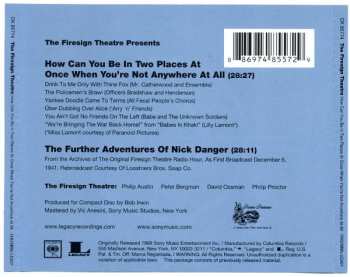 CD The Firesign Theatre: How Can You Be In Two Places At Once When You're Not Anywhere At All