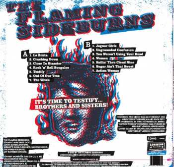 LP The Flaming Sideburns: It's Time To Testify... Brothers And Sisters!