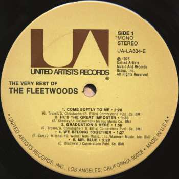 LP The Fleetwoods: The Very Best Of The Fleetwoods