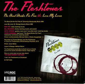 SP The Fleshtones: The Band Drinks For Free b/w Love My Lover