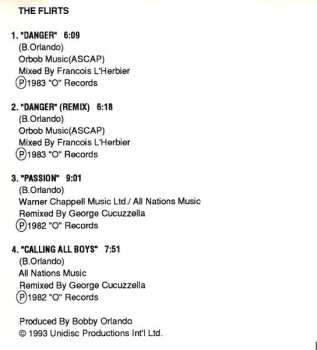 CD The Flirts: Danger / Passion / Calling All Boys
