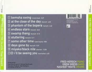 CD The Fred Hersch Trio: Live At The Village Vanguard