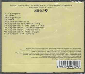 CD The Future Sound Of London: FSOL : Digitana - The SX-One Live Improvisations