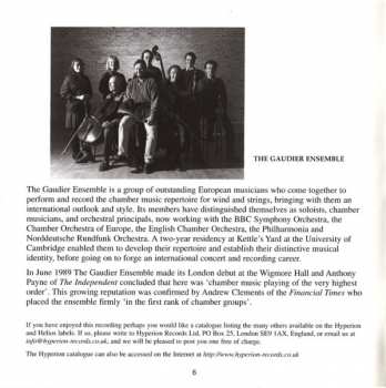 CD The Gaudier Ensemble: Jean Françaix