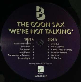 LP The Goon Sax: We're Not Talking
