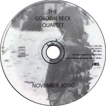 CD The Gordon Beck Quartet: November Song