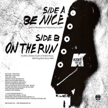 SP The Gories: Be Nice / On The Run