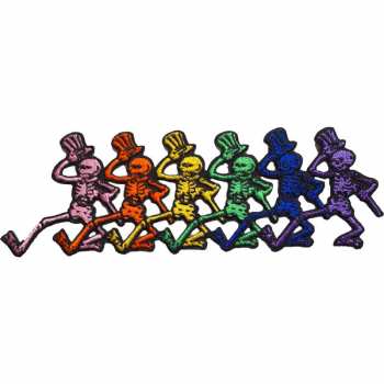 Merch The Grateful Dead: Nášivka Dancing Skeletons