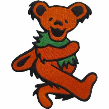 Merch The Grateful Dead: Patch Orange Dancing Bear
