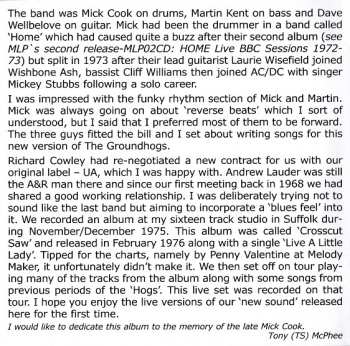 CD The Groundhogs: Live UK Tour '76