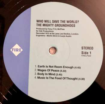LP The Groundhogs: Who Will Save The World? The Mighty Groundhogs DLX | LTD