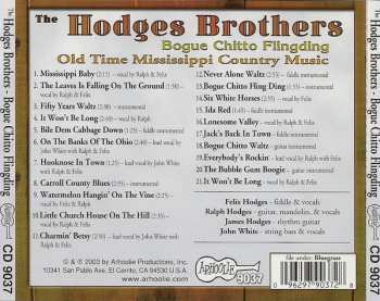 CD The Hodges Brothers: Bogue Chitto Flingding - Old Time Mississippi Country Music
