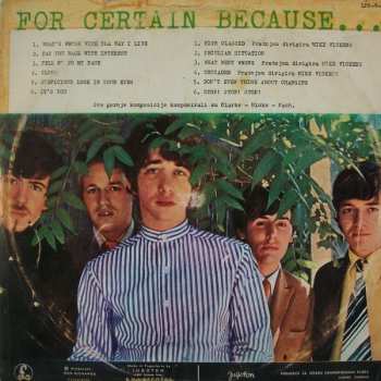 LP The Hollies: For Certain Because...