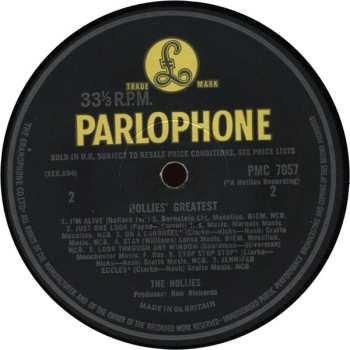 LP The Hollies: Hollies' Greatest