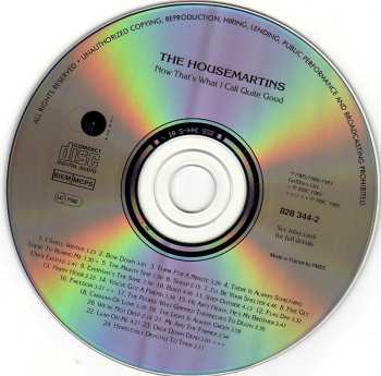 CD The Housemartins: Now That's What I Call Quite Good