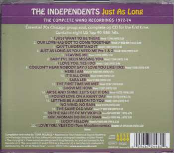 CD The Independents: Just As Long - The Complete Wand Recordings 1972-74