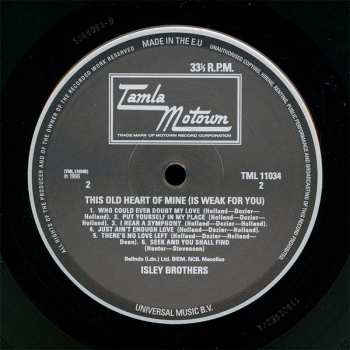 LP The Isley Brothers: This Old Heart Of Mine
