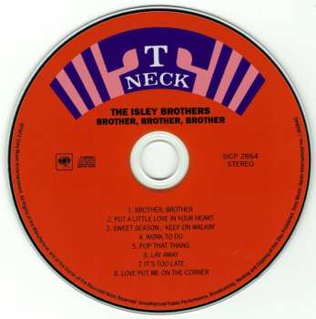 CD The Isley Brothers: Brother, Brother, Brother