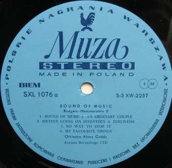 LP Orchestra Jack First: Sound Of Music