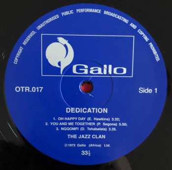 LP The Jazz Clan: Dedication