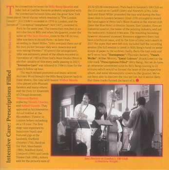 CD The Jazz Doctors: Intensive Care: Prescriptions Filled (The Billy Bang Quartet Sesssions 1983 / 1984)