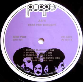 LP The J.B.'s: Food For Thought