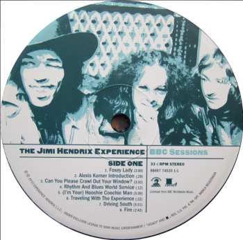 3LP The Jimi Hendrix Experience: BBC Sessions LTD