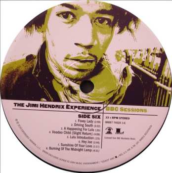 3LP The Jimi Hendrix Experience: BBC Sessions LTD