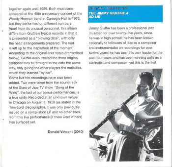 CD The Jimmy Giuffre 4: Ad Lib