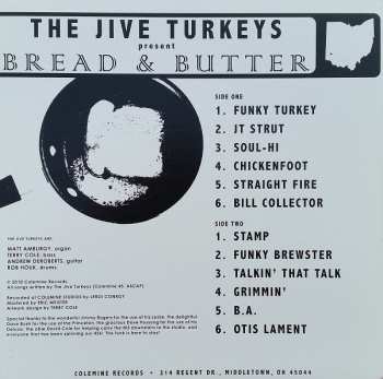 LP The Jive Turkeys: Bread & Butter CLR