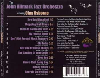 CD The John Allmark Jazz Orchestra: The John Allmark Jazz Orchestra Featuring Clay Osborne