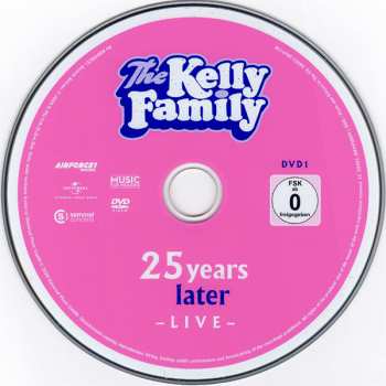 2CD/2DVD The Kelly Family: 25 Years Later Live - Celebrating "Over The Hump" 25 Years Later
