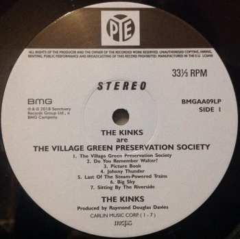 LP The Kinks: The Kinks Are The Village Green Preservation Society