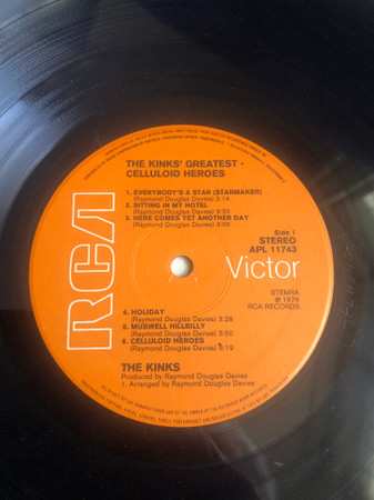 LP The Kinks: Celluloid Heroes - The Kinks' Greatest