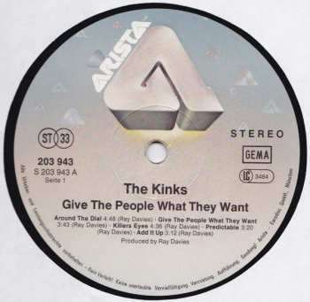 LP The Kinks: Give The People What They Want