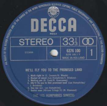 LP Les Humphries Singers: We'll Fly You To The Promised Land