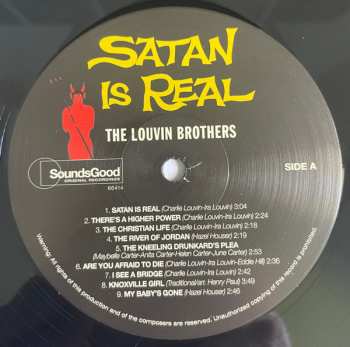 LP The Louvin Brothers: Satan Is Real LTD