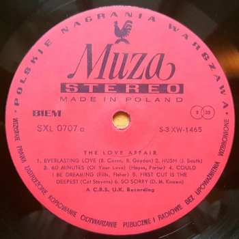 LP The Love Affair: The Everlasting Love Affair