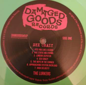 LP The Lurkers GLM: Sex Crazy LTD | CLR