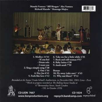 CD Los Mad's: En Concierto 1969