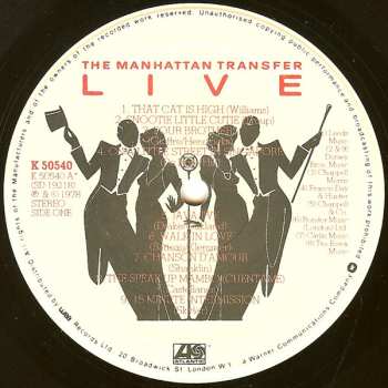 LP The Manhattan Transfer: Live