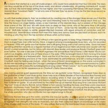 CD The Mannish Boys: Lowdown Feelin'